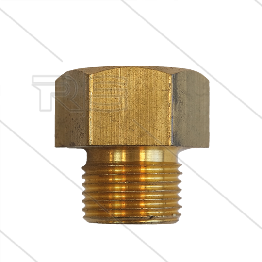 Thermostat Adapter - Messing - 3/8&quot; IG x 3/8&quot; AG - Koch - für EGO Thermostat