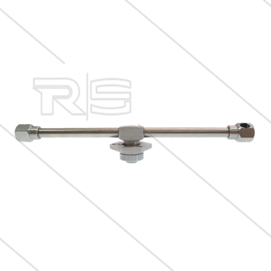 Rotorarm komplett für RP69 Flächenreiniger Ø350mm - 2x 1/4&quot; IG