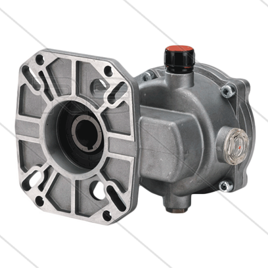 B10 - Getriebe - pumpenserie: 47(VHT) - 59(E3) - 66(VHT-SS) -  2.176:1 - 5 bis 7 kW - 1&quot; Welle