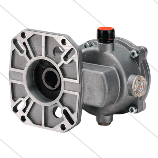 B18 - Getriebe - pumpenserie: 47(VHT) - 59(E3) - 66(VHT-SS) - 2.176:1 - 8 bis 13 kW - 1 1/8&quot; Welle