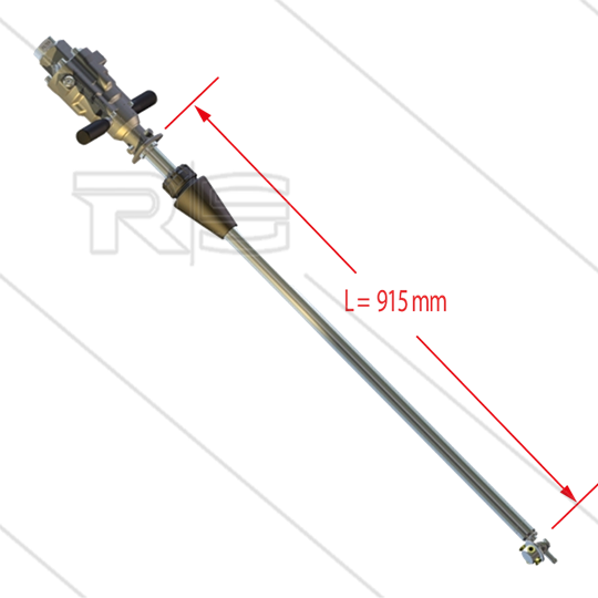 MI85 - wasserbetriebener Fassreiniger - 30 bis 140 Bar - 80 l/min - 8,0mm injektoren