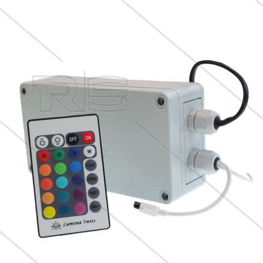 LED-Kontroller für Steuerung und Bedienung für max 2x LED-Deckenkreisel - Betriebsspanung: 24V